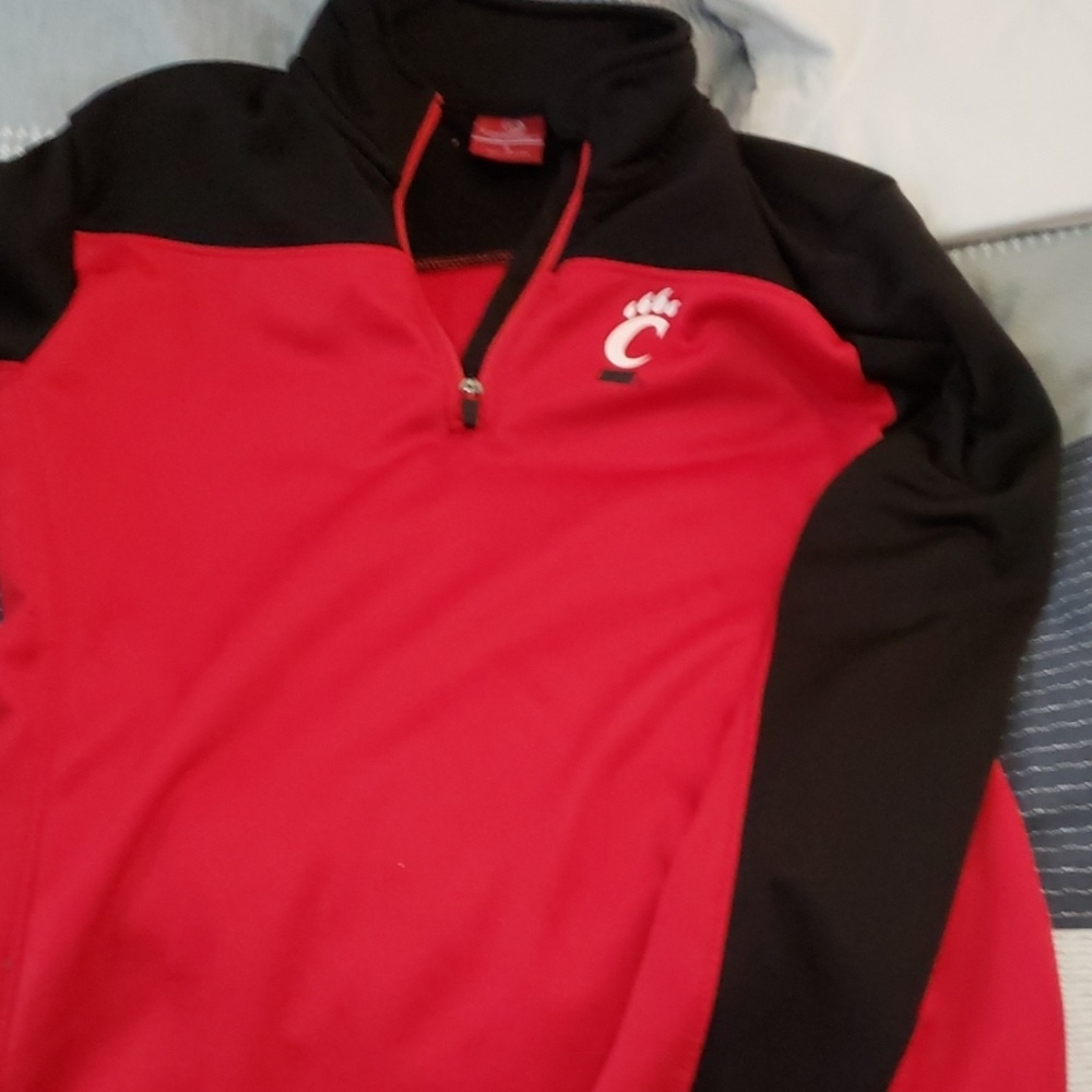 Cincinnati 1/4 zip hoodie